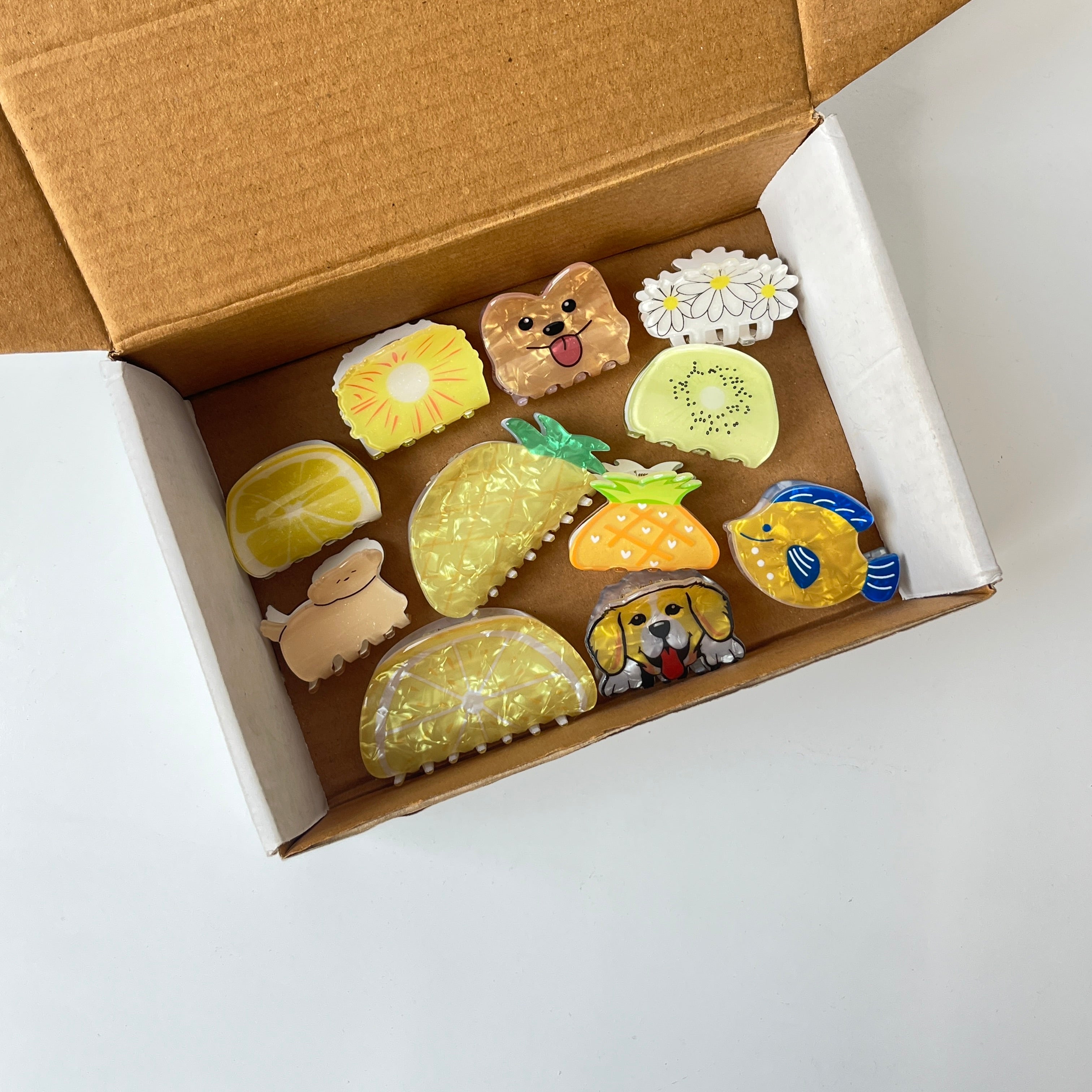 Sunny Fruit Charm Combo – Set of 11
